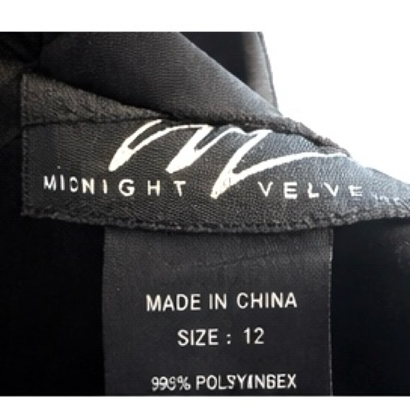 Elegant Black Chain & Pearl Detail Dress – Size 12 - Picture 3 of 3